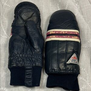 Saranac US ski team vintage mittens